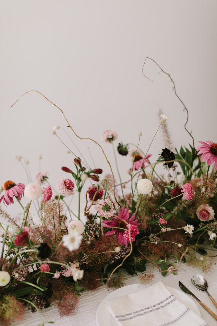 Delicate pink hues wedding centrepiece wedding floral design vendor